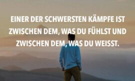 Der Kampf zwischen Gefühl und Wissen
