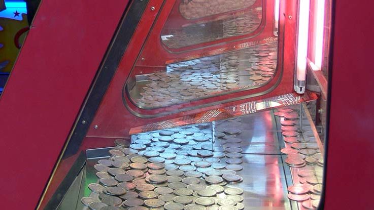Geld-Maschinen auf dem Dom
