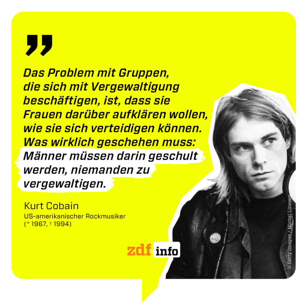 kurt cobain gegen gewalt