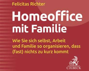 Ausschnitt Buchcover: HomeOffice mit Familie