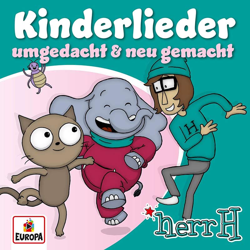 CD-Cover: Kinderlieder - umgedacht & neu gemacht (herrH)