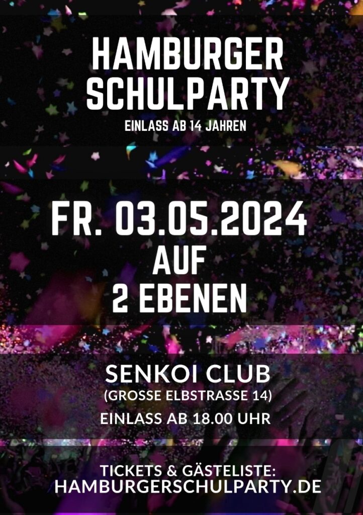 Hamburger Schulparty für Teenies ab 14 Jahren