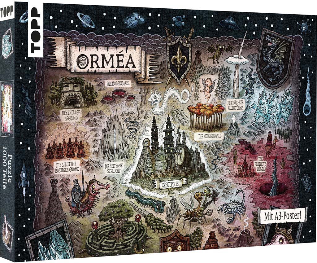 Orméa - das offizielle Puzzle aus der Zamonien-Welt von Walter Moers 1 Du betrachtest gerade Orméa – das offizielle Puzzle aus der Zamonien-Welt von Walter Moers