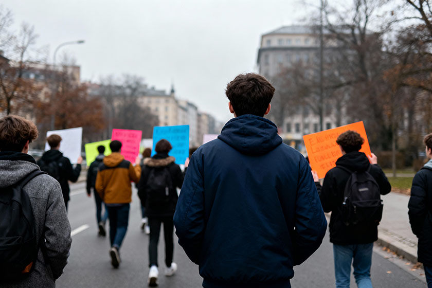 Mehr über den Artikel erfahren Schulstreiks gegen Wehrpflicht: Tausende Schüler protestieren bundesweit